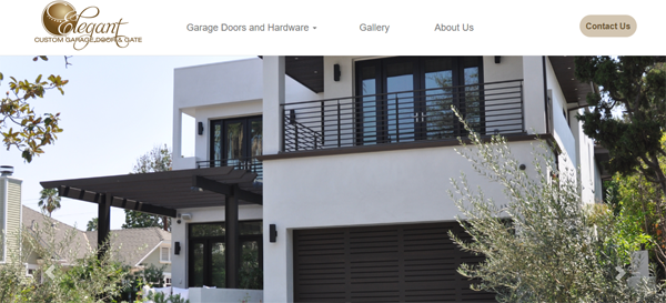 Responsive website for Elegant Garage Door